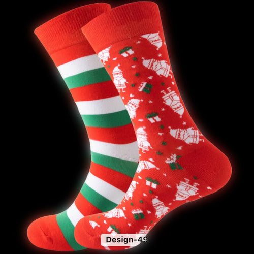 Santa Mismatch Sock